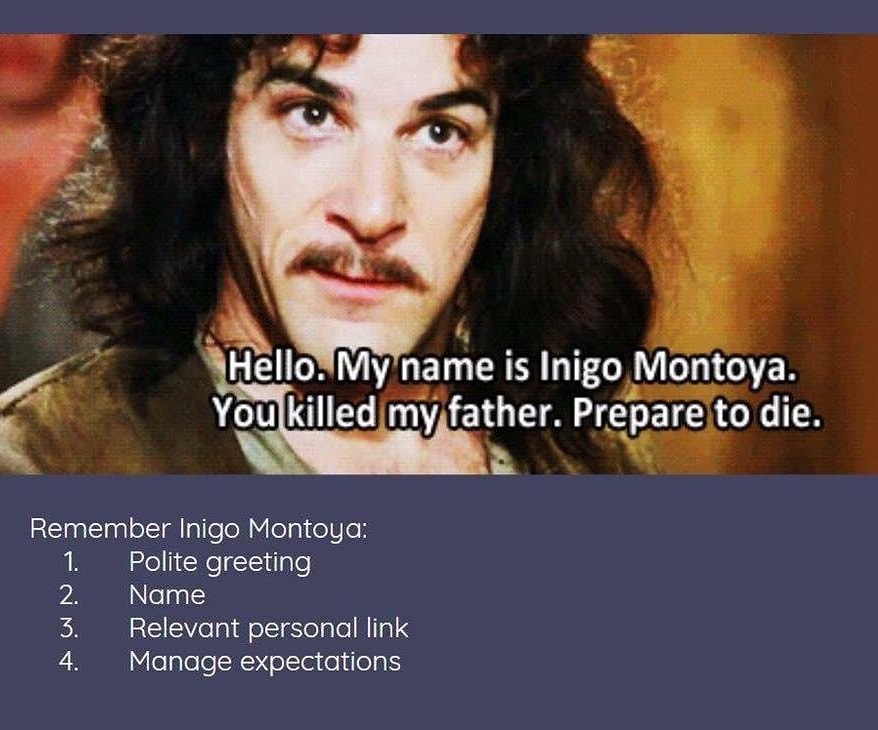 lamedadhumor's tweet photo. How to make an effective presentation: Remember Inigo Montoya

#inigomontoya #preparetodie #lamedadhumor #lamedadjoke #funnymeme #funnymemes #lol #lmao #meme #memes #humor #humour #dadjokesforlife #dadjoke #dadjokes #funnyjokes #loljokes #instalol #lol #laughterisgoodforthesoul https://t.co/GxX3gUtFH0