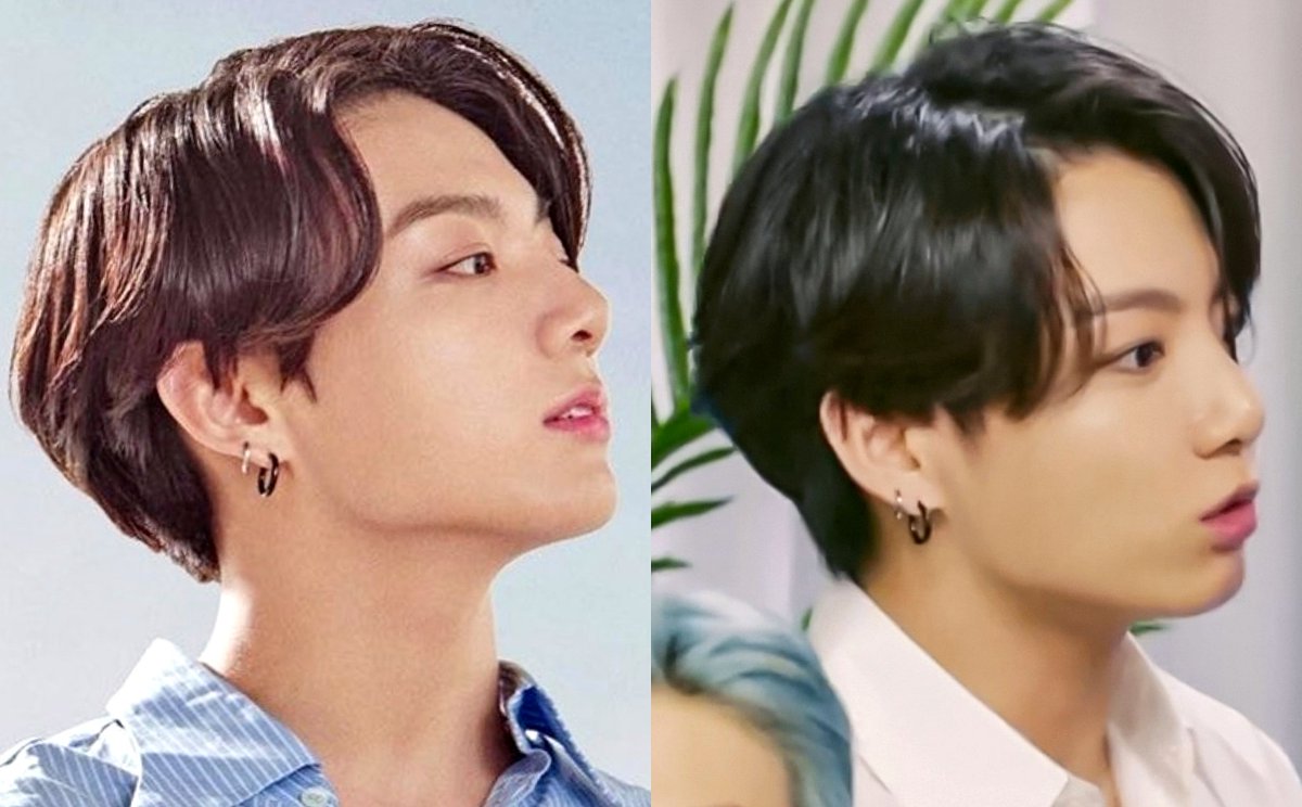 jungkook has the best side profile.