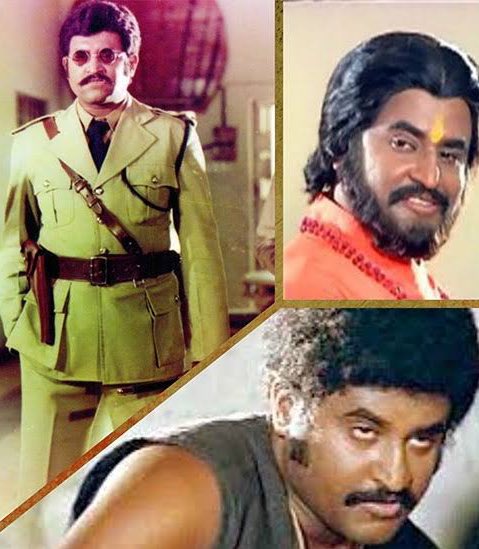 In the Early 80s The Begining of the  @rajinikanth Era Acting Versitality & Stylish roles , Complex Dual & Triple Role subjects within 7 Yrs of Career .  #Netrikkan Father role is even Talked today so the  #MoodruMugam Alex Pandian which was Pioneer of all Stylish Kollywood Cops
