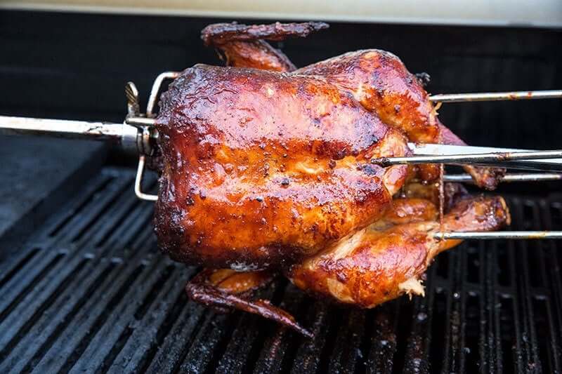 Someone asked me what a rotisserie is. It's the rotating mechanism that keeps the chicken or meat you're cooking constantly moving and therefore receiving constant & even heat. A spit braai is a large rotisserie. Fancy top level ovens have them built in these days.
