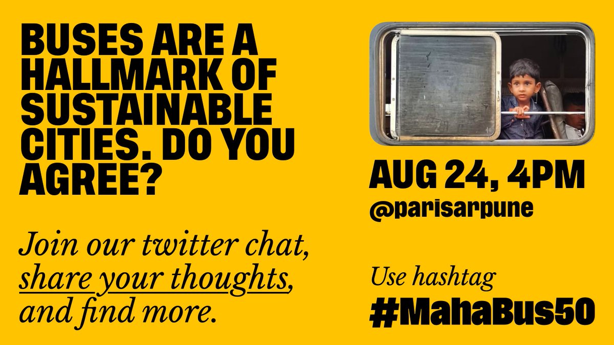 Pls do contribute to this critical conversation using #MahaBus50 hashtag- @amitbhatt4u @aparanjape, @ShreedharLoniMT @IISERPune @anilkokil @mumbaimatterz @akshaywcam1 @giztransport @SunilWarrier1 @rajtoday @SonuSood @BittuSahgal @punefff @FFFIndia @digitaldutta @the_lie_llama