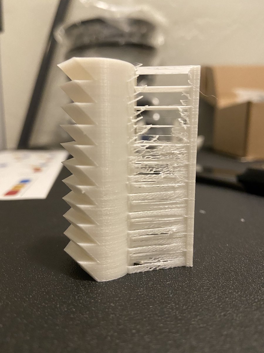 Heat tower test definitely shows a difference when it comes to stringing. Benchy was printed at 200 degrees and the cat at 195, so I think 185 might be the sweet spot. Will test with my next print!