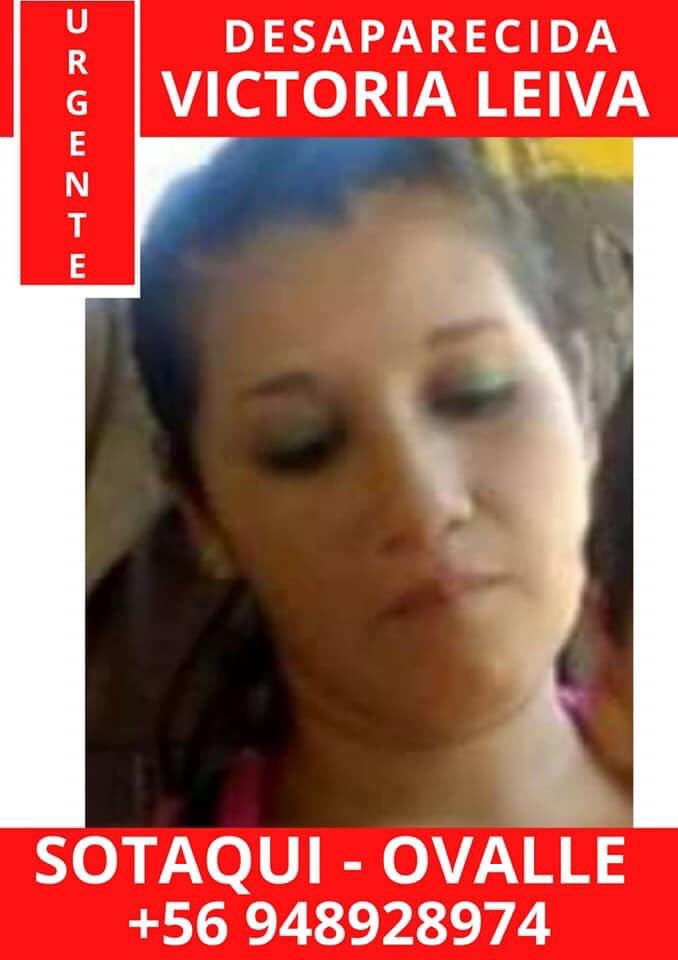 .🚨urgente🚨#Ovalle amigos y amigas necesitamos de todos #LeyExtraviados en calidad alto riesgo buscamos Víctoria Leiva 
Es #urgente le pedimos <a href="/FiscaliadeChile/">Fiscalía Nacional</a> que ordene búsqueda de victoria! Es tiempo es vital su vida está riesgo!! Nunca pedimos tanta urgencia pero es urgente!