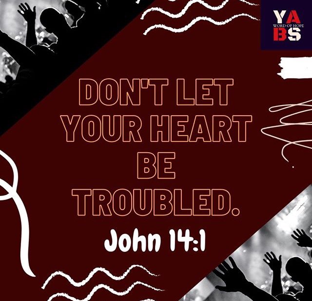 YABS_WOH's tweet photo. Don’t let your heart be troubled, kapatid! https://t.co/AQZmaHSOXf