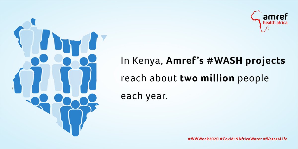 Amref_Kenya's tweet image. Access to safe water and sanitation are human rights, recognized by (UN). #WWW2020 #Water4Life @UN_Water
