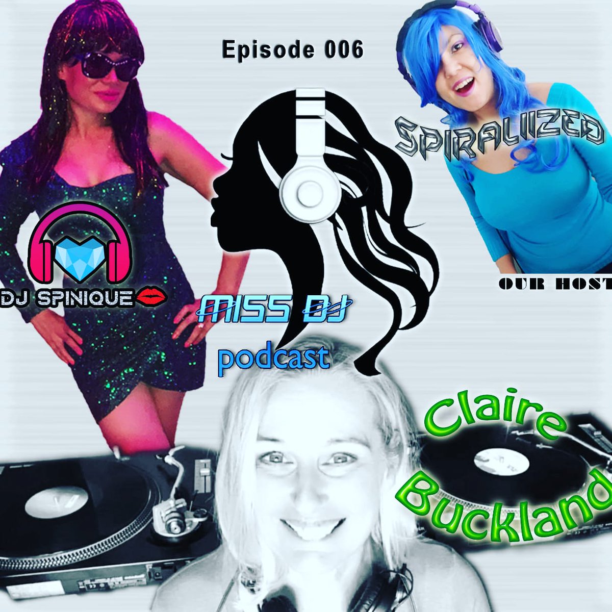 missdjpodcast's tweet photo. Our next episode, released soon, with a new format... don't miss it!
#comingsoon #djspinique #clairebuckland #djspiraliized #vinyl #techno #housemusic #dnb #hardcore #happyhardcore #femaledjs #worldwide #djs #newepisode #djmixes #livemixes #video #podcast #checkitout #newformat https://t.co/e1PJaiGehy