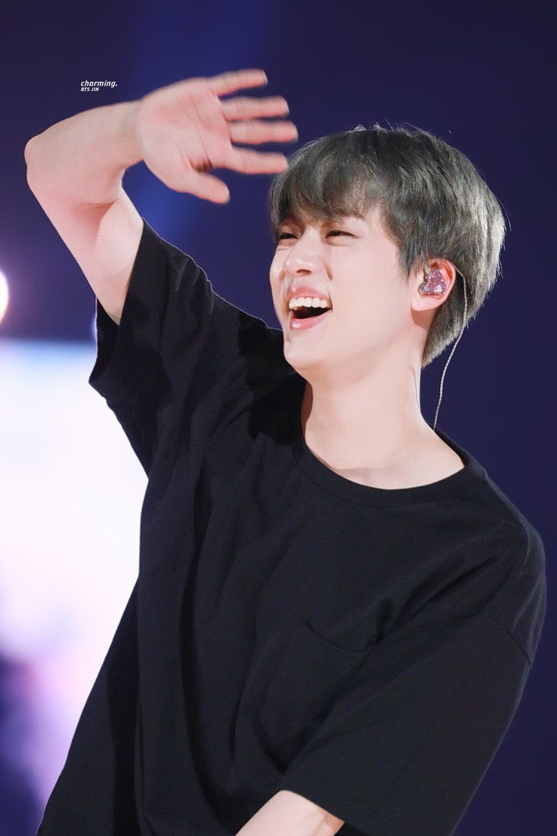 Seokjin reaching maximum level of happiness — a thread