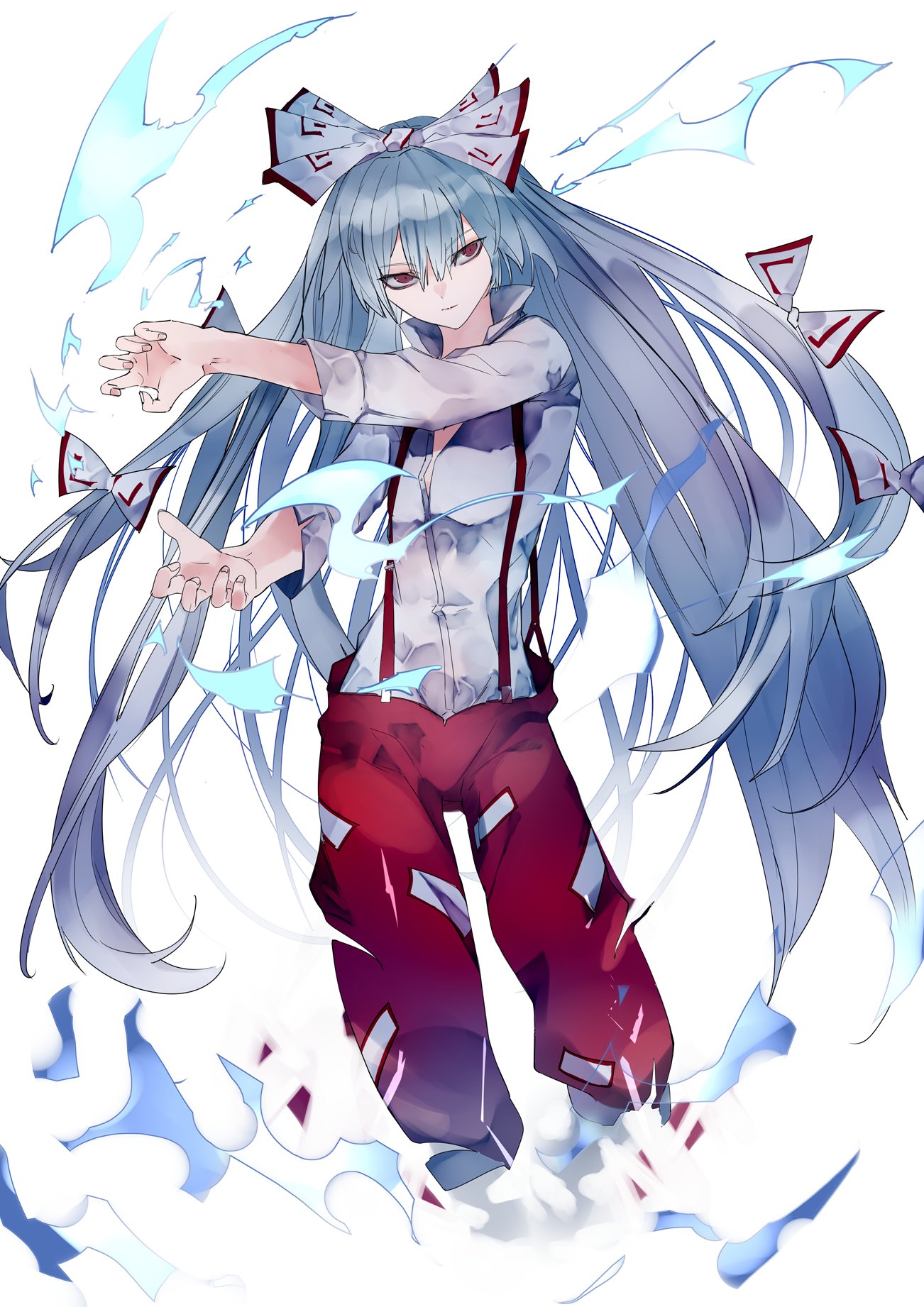 Um·優覓{現貨&尾款}【森森仙】藤原妹紅cos東方Project二設原創