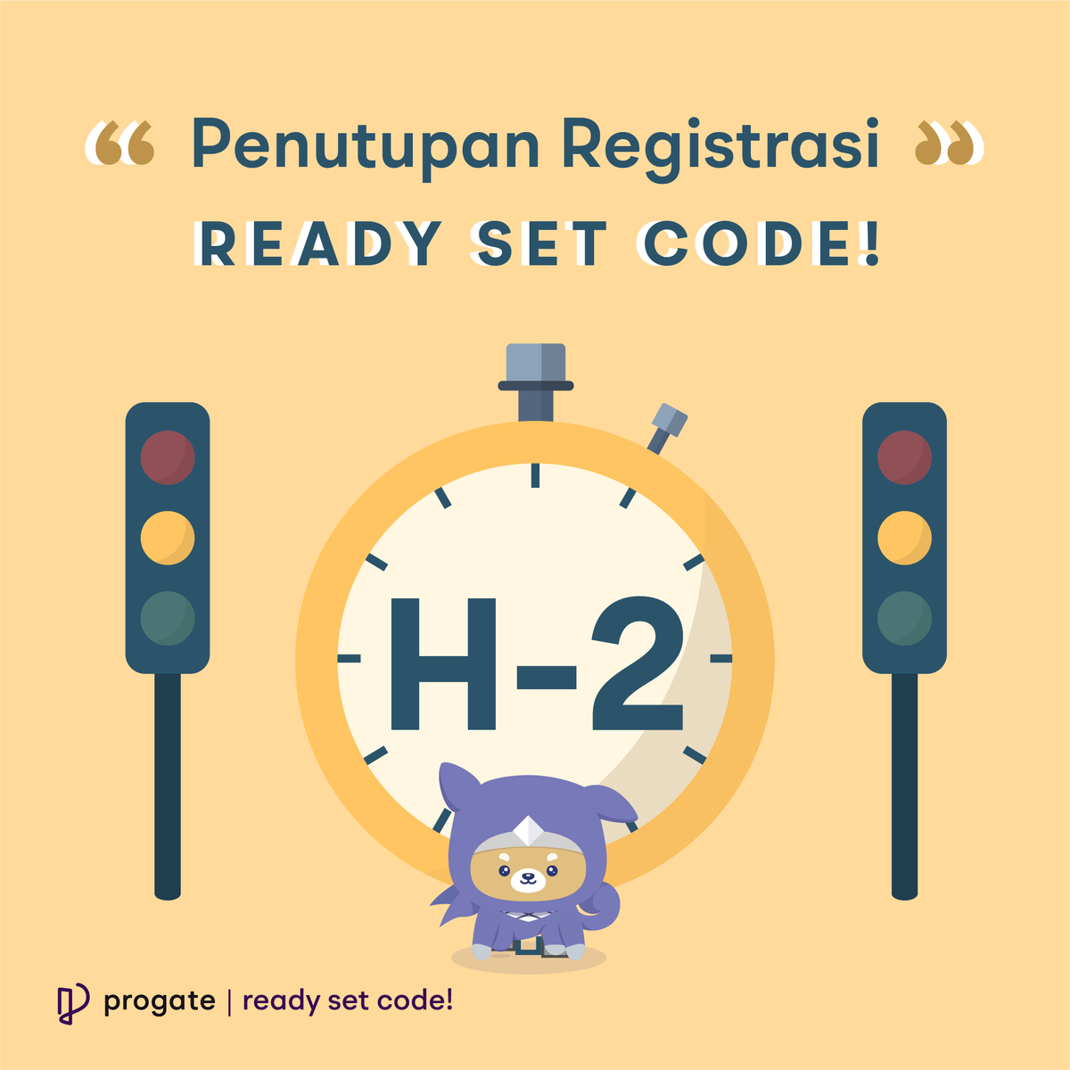 readysetcodeid's tweet photo. Pendaftaran Ready Set Code ditutup 2 HARI LAGI!

Tunggu apa lagi?
Ajak teman-temannya daftar sekarang di: https://t.co/bXevVhVueD 
Informasi detail bisa dibaca juga di: https://t.co/OHk5h644AI 

#beasiswa #codingbootcamp #bootcamponline #belajarcoding #codinggratis https://t.co/JiONPuXAGc