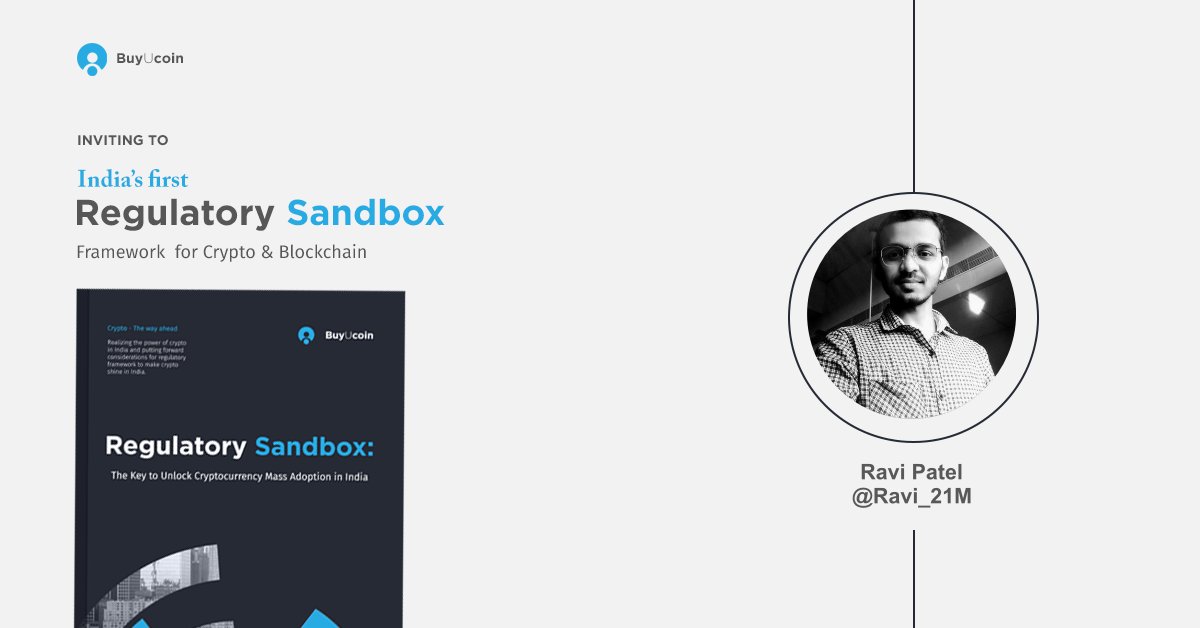 xyzabcma's tweet photo. Hey, I'm participating as Sandbox Ambassador in collaboration with industry experts to prepare documentation about the Crypto &amp; Blockchain Regulatory Sandbox Framework in India and @Ravi_21M Can I include your perspective? #Isupportregulatecrypto #BTC
https://t.co/nW4Wgou5uV https://t.co/qhRVJVux28