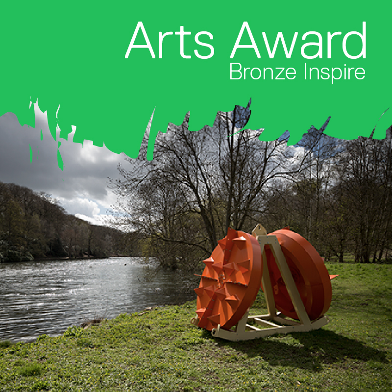 YSPsculpture's tweet photo. Let YSP support you with your Bronze @ArtsAward.

This month's focus artist and artwork to explore is 'TREAD PAD pair 1' by #JamesCapper. https://t.co/iextXR2iun