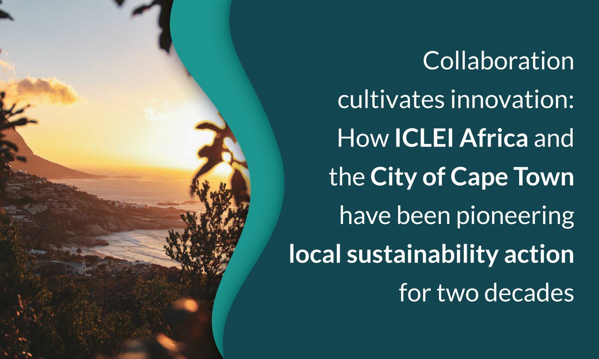 ICLEIAfrica's tweet photo. [READ] The @CityofCT has always been an #urbansustainability front-runner. The City’s Executive Director of Spatial Planning and Environment, Mr Osman Asmal, recalls @ICLEI’s pivotal role in informing the City’s ongoing #resilience work. https://t.co/sEUEkJersn https://t.co/yGIQ8Fp8ZP