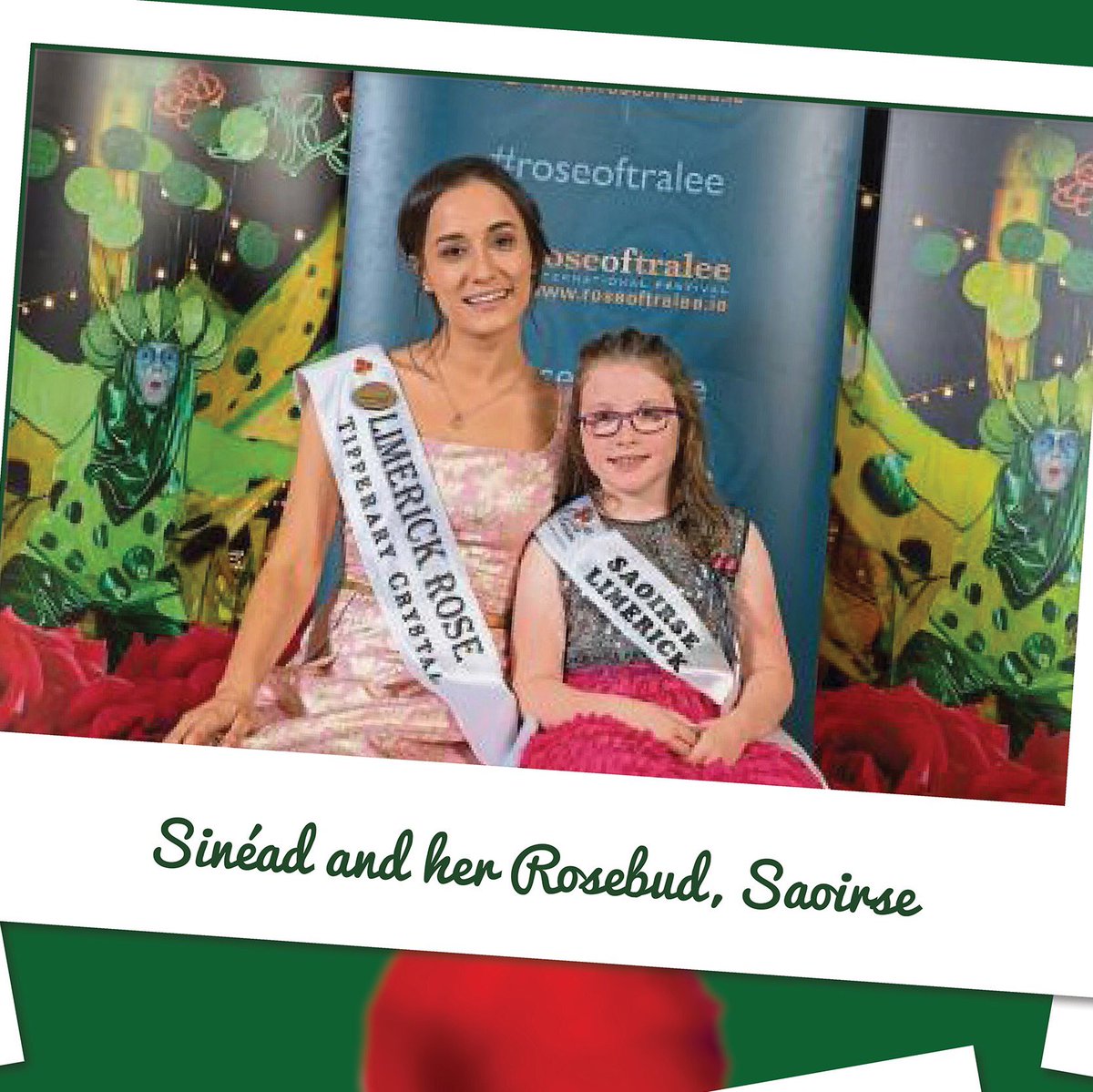 The countdown wouldn’t be complete without Saoirse, Sinéad’s Rosebud from 2019! This young lady will have some great #RoseMemories from last year’s festival 😊🌹
#LimerickRose #RoseofTralee <a href="/RoseofTralee_/">Rose of Tralee</a>