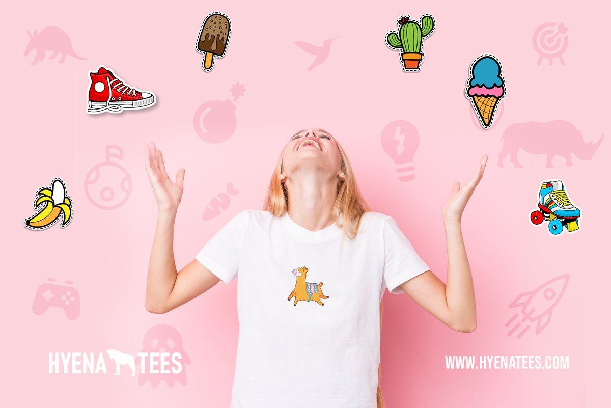 HyenaTees's tweet image. Fancy a cool t-shirt? 
Take your pick. 
Choose your design.

&amp;gt;&amp;gt; bit.ly/34nPATM

All #HyenaTees are pure cotton t-shirts.