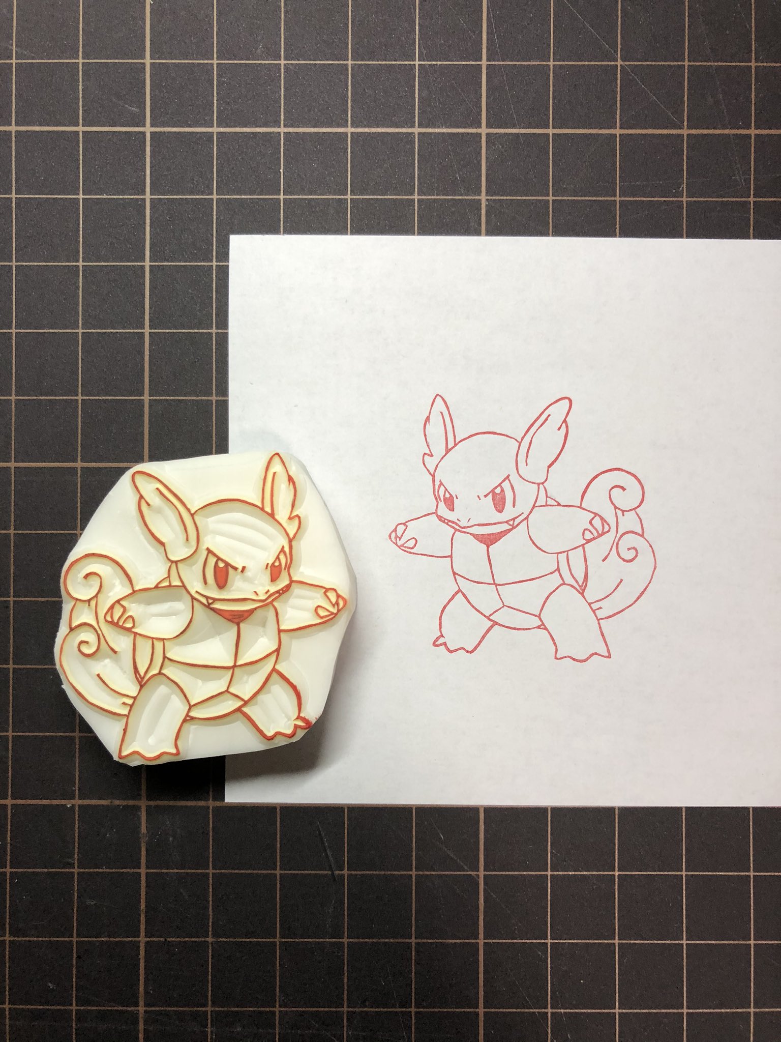 なかそん ポケモン カメール 消しゴムはんこ T Co 8hnvgbvzi5 Twitter