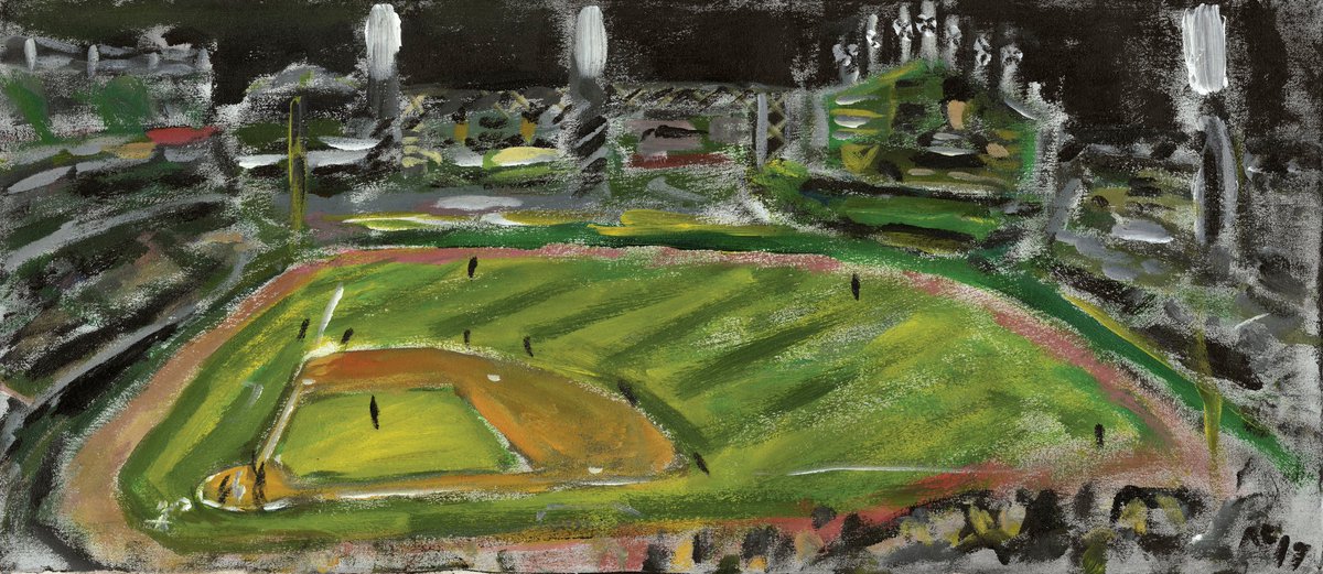 19/08/24MLB Ballpark 16/30 Guaranteed Rate Field @WhiteSox  @RangersOver the halfway point in painting all 30 MLB ballparks! GRF didn’t disappoint - no cosmetic thrills - simple, authentic and real.  @JRFegan  @southsidehitpen  @LGio27  @jasonbenetti #DiamondsOnCanvas  #AndyBrown