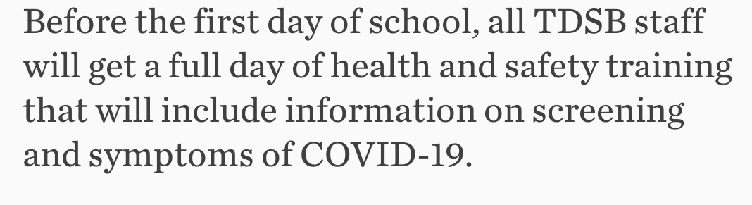 5. "But Zack, surely teachers can discern btwn non-COVID coughs or sniffles & the real deal!"Yeah. Our *one day* of health and safety training will definitely turn us into doctors.Result = Kids w/out COVID will be sent to iso room w/kids who have it. Iso room spreads COVID.
