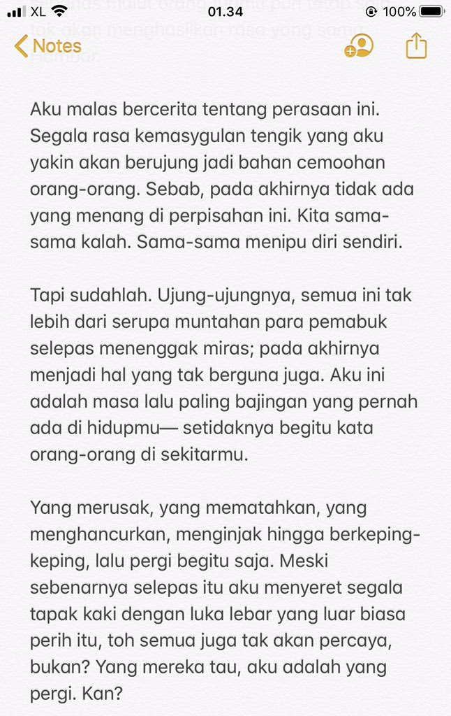 briankhrisna's tweet image. Ketika sedang mengaduk seduhan kopi saset malam tadi, saya berhenti sebentar untuk menulis puisi ini. Berkenankah kalian membacakannya?

Berikut adalah beberapa larik dari sebuah puisi lata yang saya beri nama,
 
“Dedak Tutur si Bajingan.”