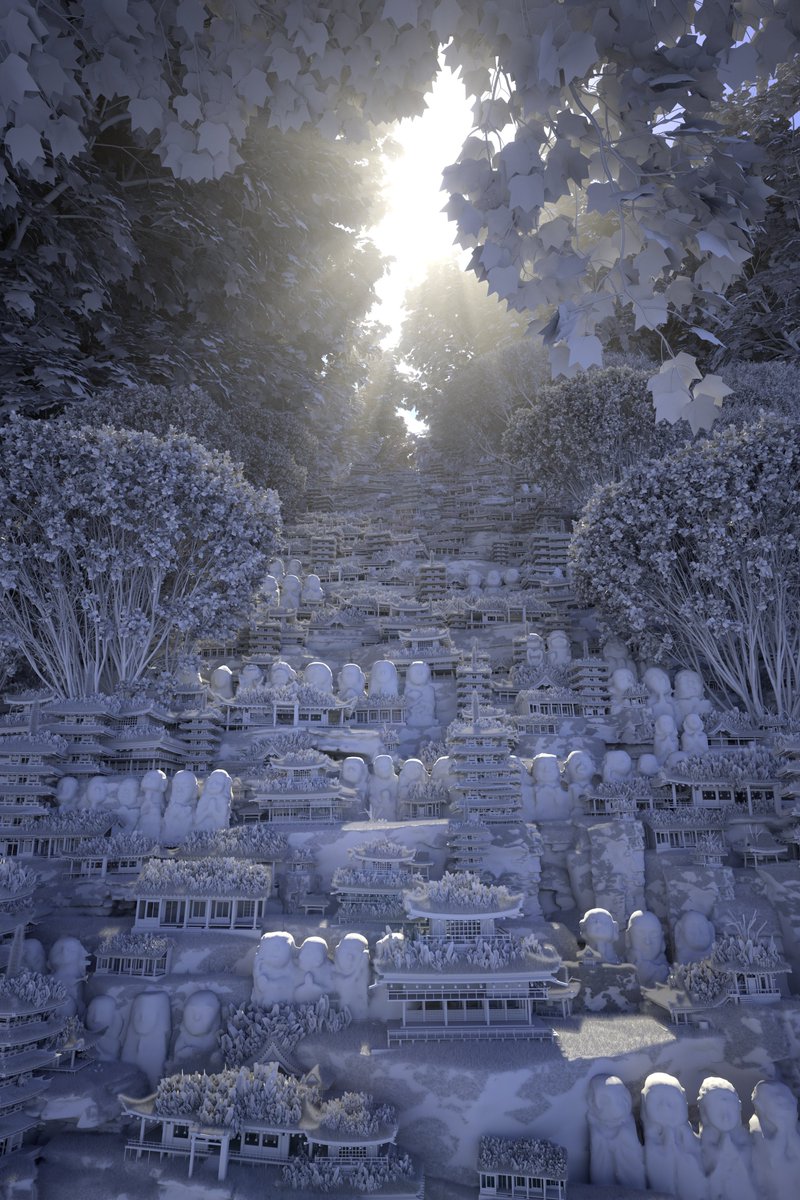 k_johnyim's tweet photo. A personal #cgi project I worked on during lockdown - an imaginary miniature city in appreciation of Japanese Architecture🙂
Modeled and rendered in #cinema4D & #Redshift3D.
#architecture #archiviz #3dart #unrealarchitecture #megascans #japan #traveljapan #focusjp #rebusfarm https://t.co/vos0yOl2mF