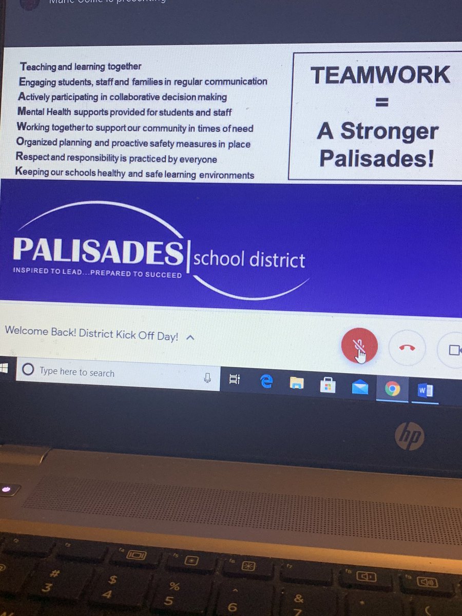 Welcome back to the entire Palisades community! Today we kick off our return for the 2020-2021 school year.  #palisd #teamwork <a href="/PalisdSUPT/">Dr. Bridget O'Connell</a> <a href="/pedroarivera2/">Pedro A. Rivera Ed.D</a> <a href="/PADeptofEd/">PA Department of Education</a> <a href="/palisdPATCH/">DVHolmes Palisades SD</a> <a href="/RoryDad/">Bob S Musantry</a>