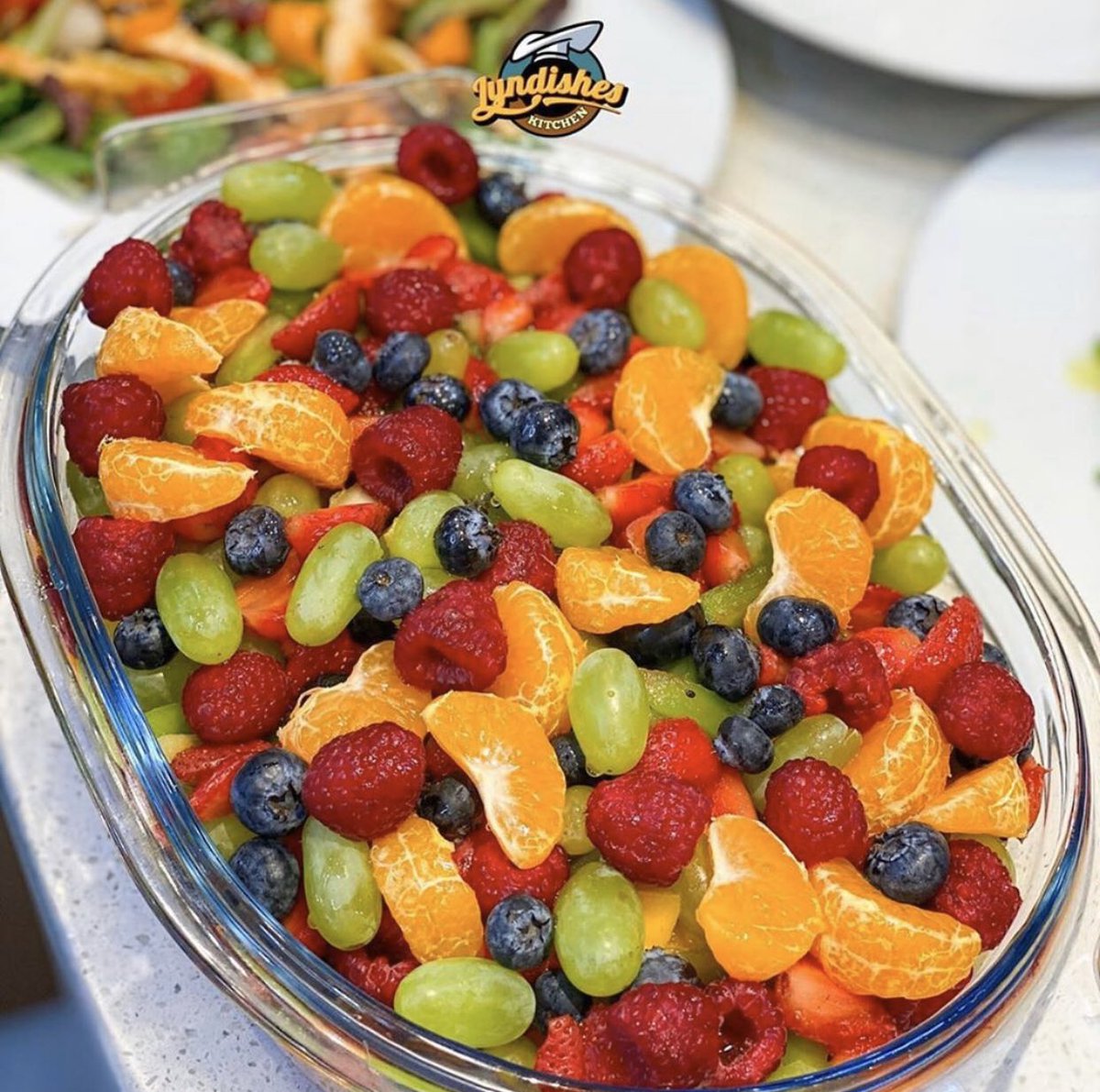May our week be as colorful and beautiful as the fruit salad. 

We are open!