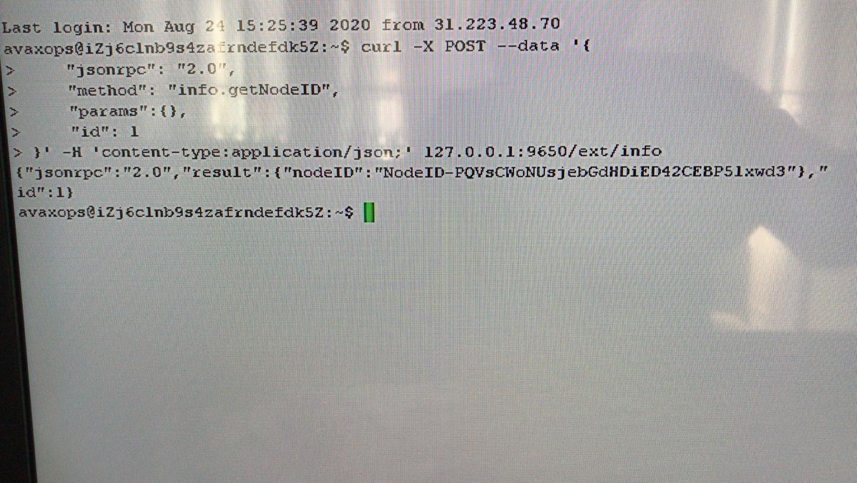sakizerhan's tweet photo. I set up my node 👍 #AVAX #Avalanche4Everest https://t.co/slKc1W8X1m