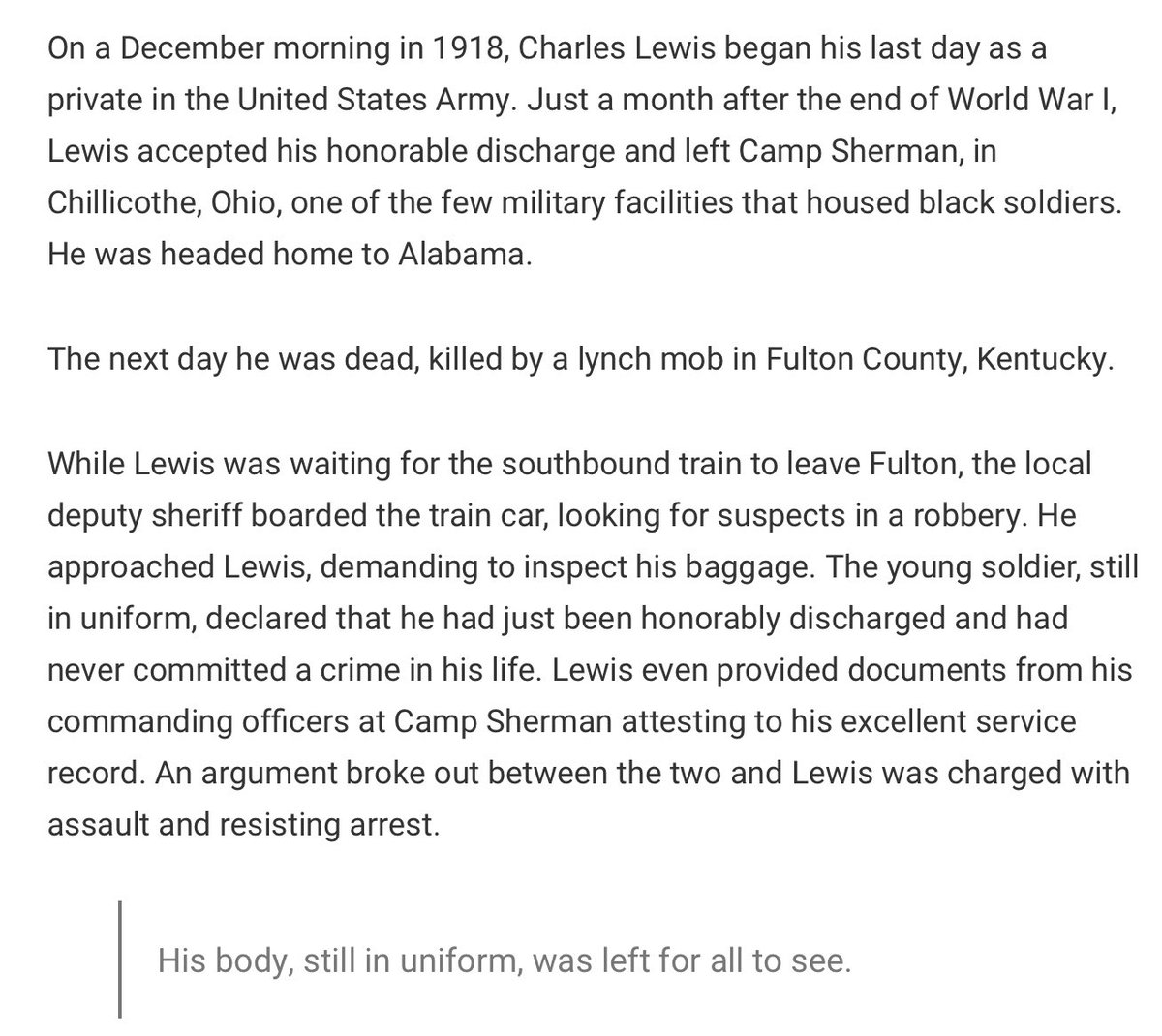 But then black soldiers fought for freedom in WWII so cops started acting better right? Let’s look at what happened: