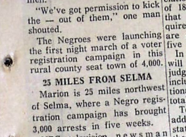 But it got better during the civil rights era, right?Well what started the Selma to Montgomery March?A state trooper shooting Jimmie Lee Jackson