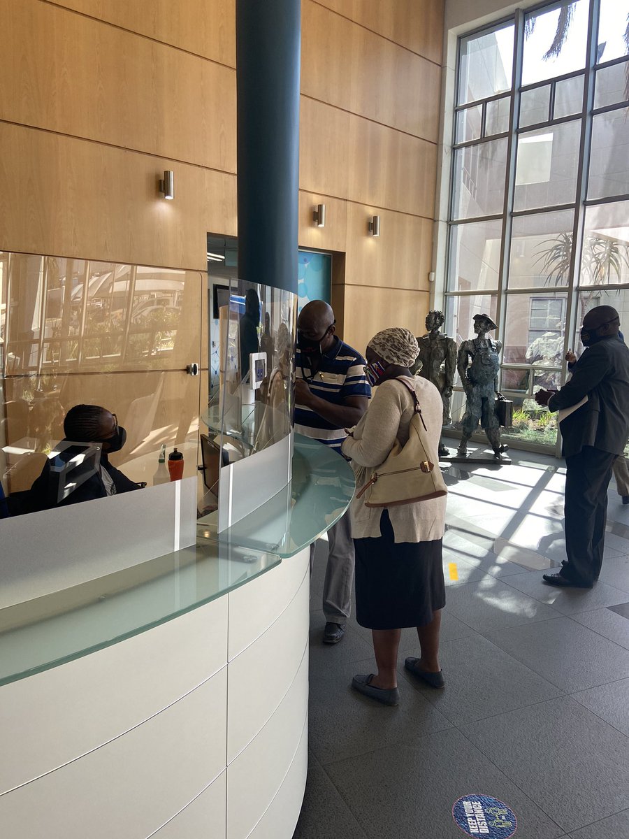 matsi_moswane's tweet image. A resounding response and excitement from all in the business as we welcome our clients back for walk-in consultations at our Head in Midrand. SA Taxi moving the nation forward #FlattenTheCurve #AlertLevel2