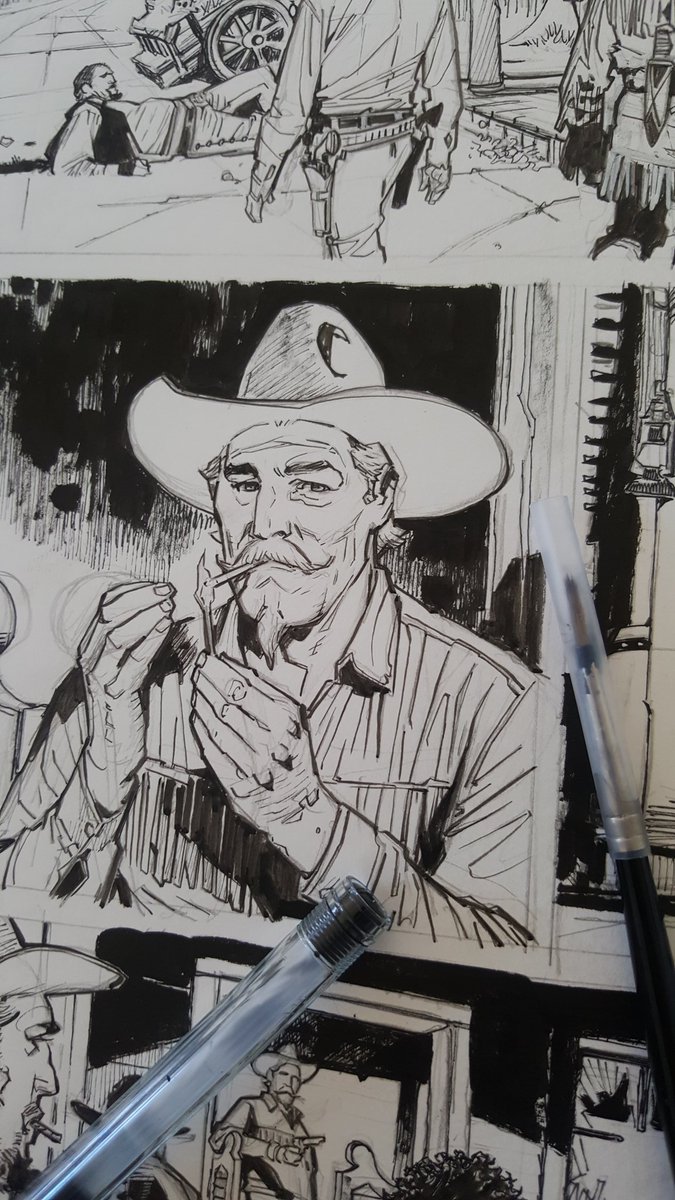 MicheleRubini2's tweet photo. Inking new Tex book.
#tex #kitcarson #sergiobonellieditore #comingsoon #westernart #weatern #sketching https://t.co/SYwDiH94US