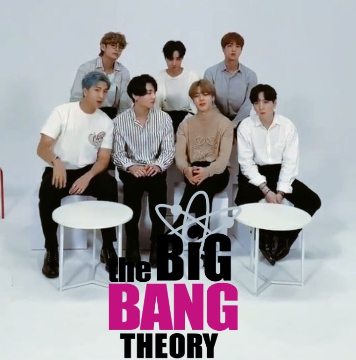 Ok hi, if anyone sees this. I'm ready so here is my collab with  @twitzybangrevel sorry it took me long i was busy with work and kinda forgot. But after 4 retries 3 hours of editing i have made it. So my first one is Bts and THE BIGBANG THEORY 