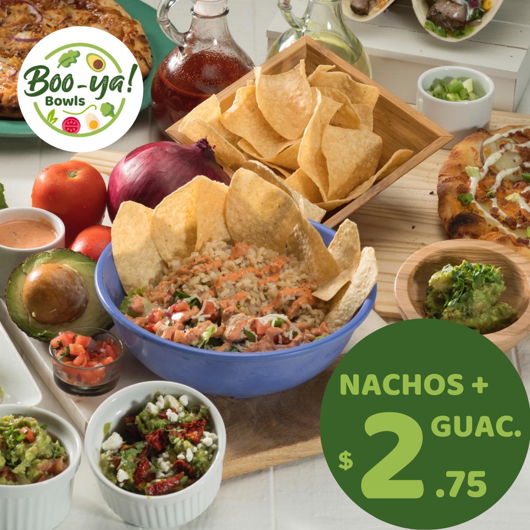 Try our Nachos Bowl 🍽🥣 #texasflavour 
👉🏼 bit.ly/BooyaDD 👈🏼 
.
.
.
#lunch #freshguac #houstontx #lunchtime #foodtime #houstonstrong #breakfastnearme #bestfoodhouston #deliciousfood🤤