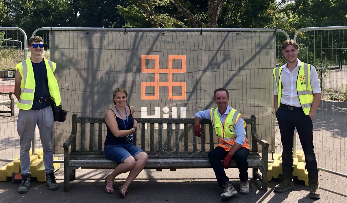 The @cambridge_ip team recently completed work at The Fields Nursery School, #Cambridge, to allow the school to safely reopen in September. The works included covering the sandpit and separating areas within the playground, to ensure they are COVID-19 secure. #HillUK #HillGroup