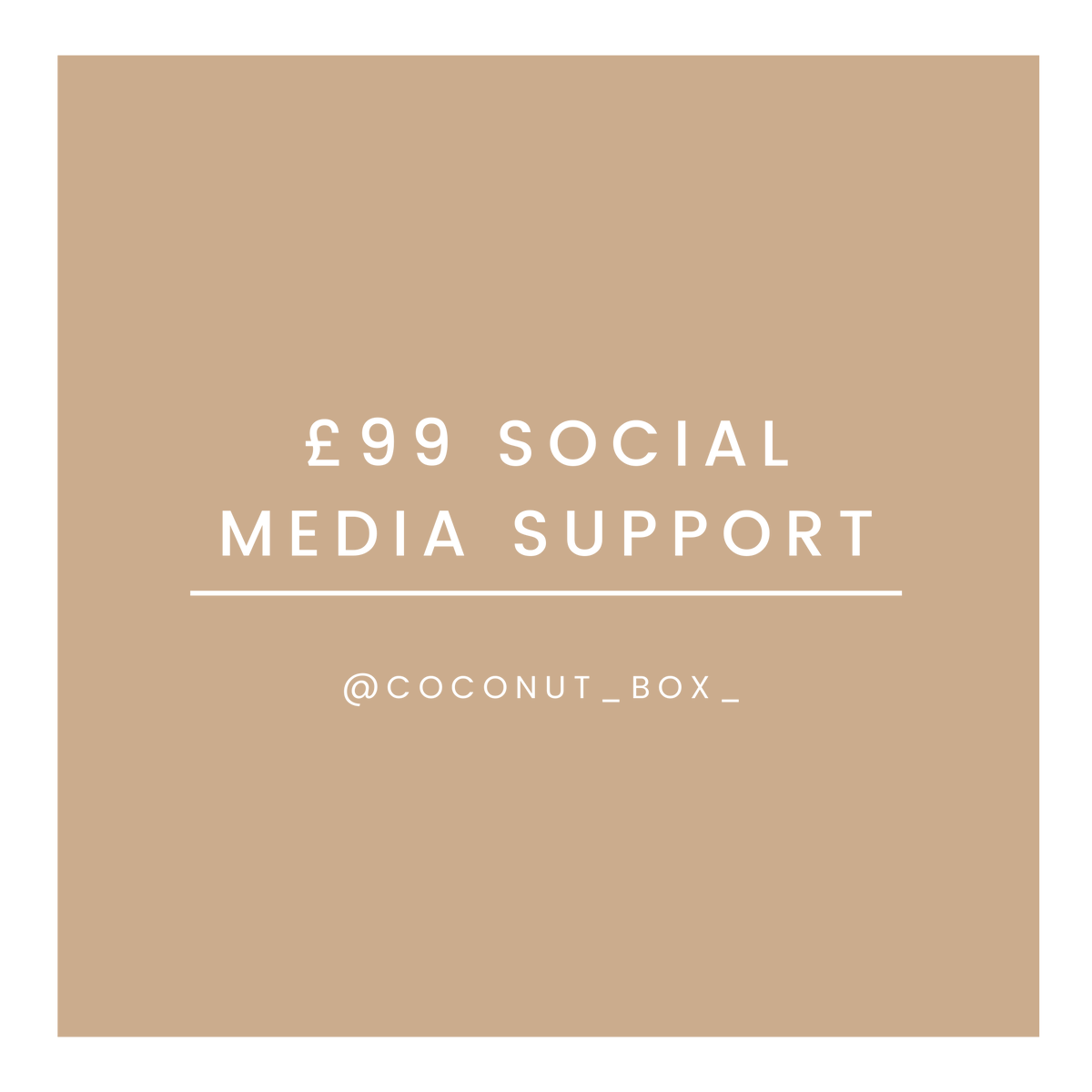Promote your business on Social Media for just £99 per month. LIMITED TIME ONLY.

Click here coconut-box.co.uk/social-media-1…