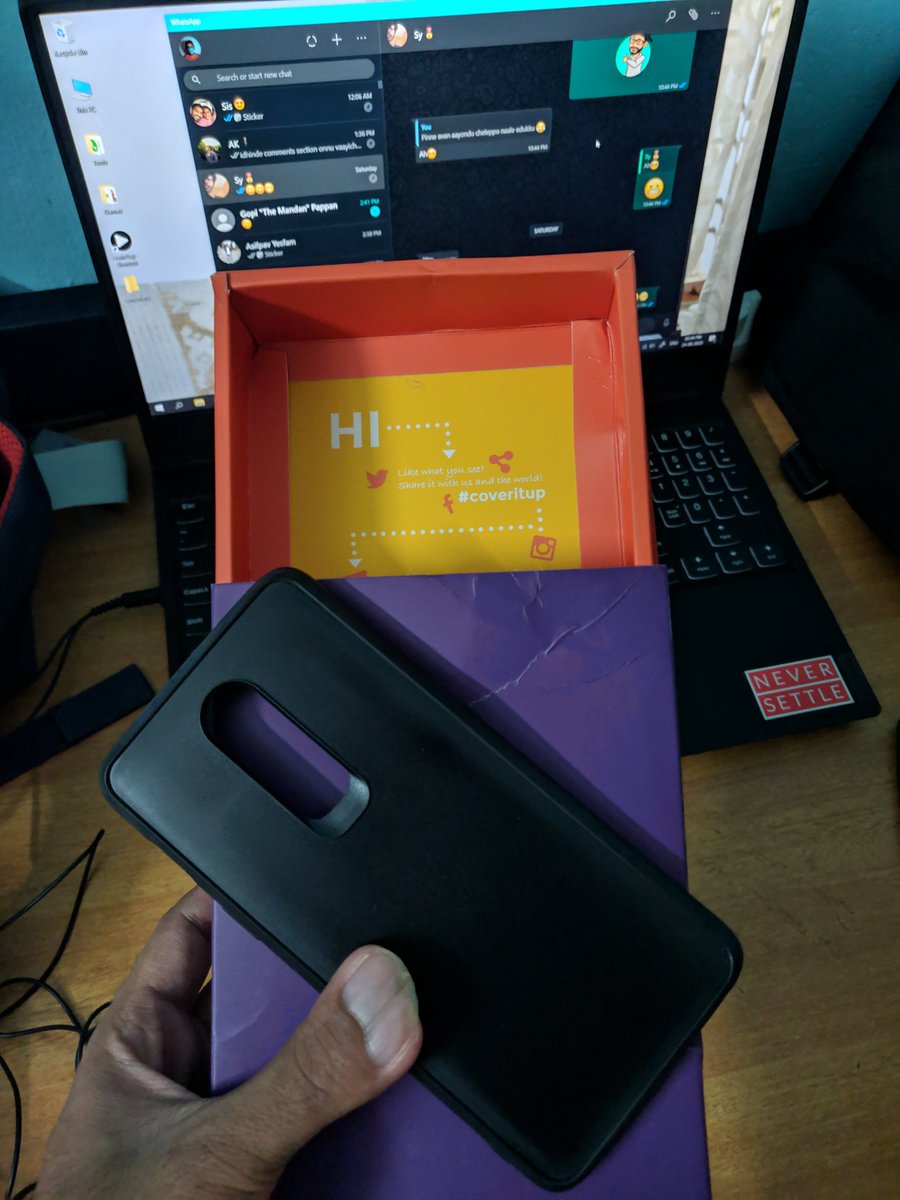 hashplay000's tweet photo. New Case 😁 from #CoverItUp @coveritupindia https://t.co/fv6lORxcIN