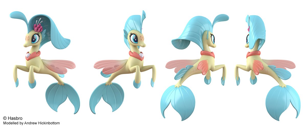 AndyH_3D's tweet photo. #MLPmonday!
Princess Skystar seapony I modelled in 2017.
This wraps up the work i did on the seaponies!
Designs / concepts by Hasbro. Final product details may vary.
#3d #mlp #hasbro #princessskystar https://t.co/xy5431ubnt