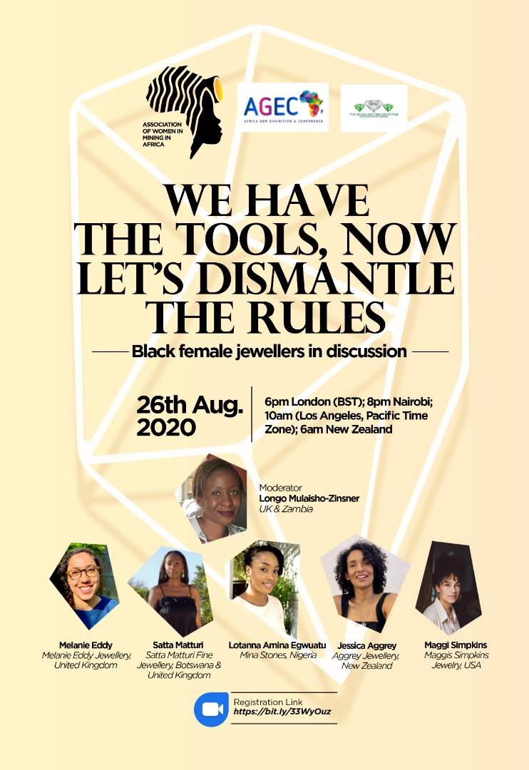 agecafrica's tweet photo. Register and listen in to a panel of highly successful jewellers of African descent, who will share their stories of triumph and discuss how black female jewellers can ready themselves to win.
For more information regarding this webinar, visit: https://t.co/xT9ZrLlVay https://t.co/wSiVtyuvOk