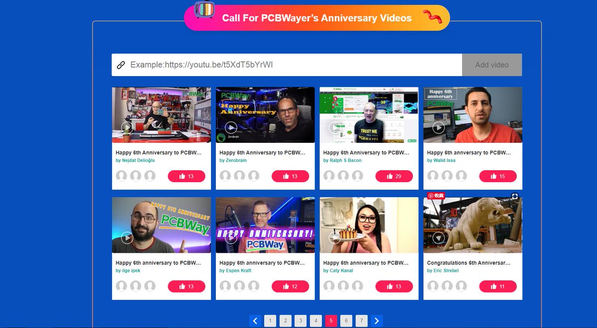 PCBWayOfficial's tweet photo. #PCBWay6 #PCBWayerMe
We really appreciate that there are many blessings videos📽️ to us.
✅Check out what they said and vote them if you like the video: https://t.co/TPsHVzz4mw
.
.
#PCBWay #PCB #Anniversary #winner #Youtuber https://t.co/9tBRQbkmaF