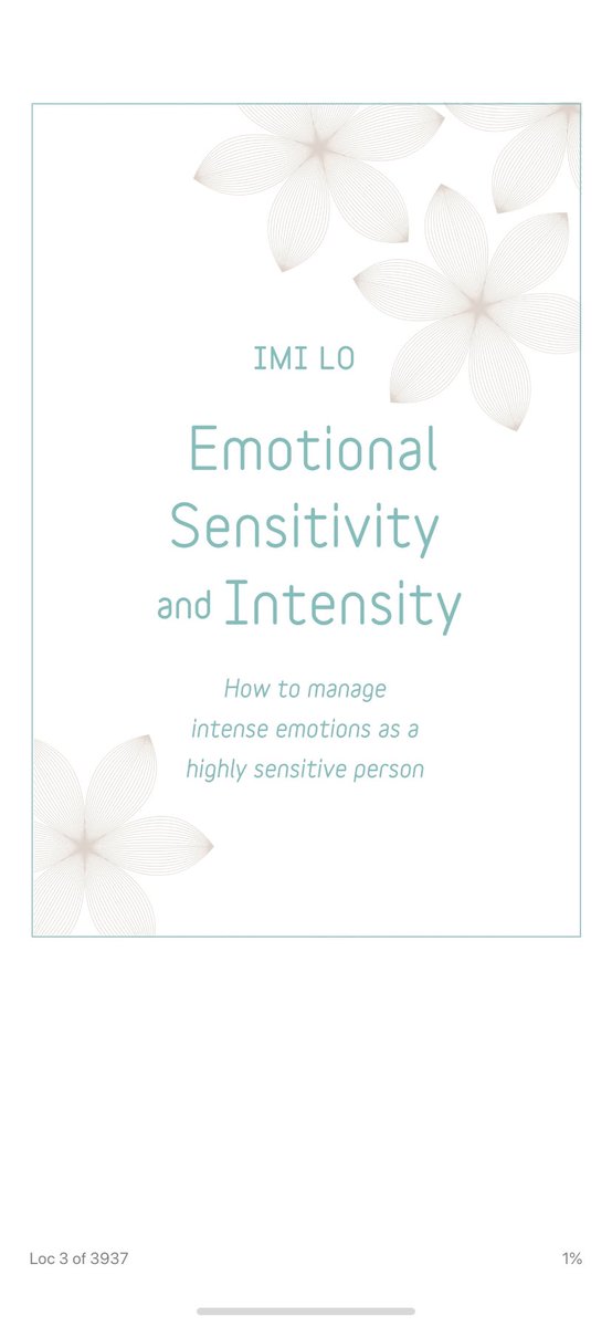 8/ 20% of people have a defined genetic trait which makes them a highly sensitive person (often abbrev as  #HSP). As much as I  New Age woo, this is science based.I love thiswhich clarified for me why emotional agony is so intense. I find fellow  #HSP often relate to my book.