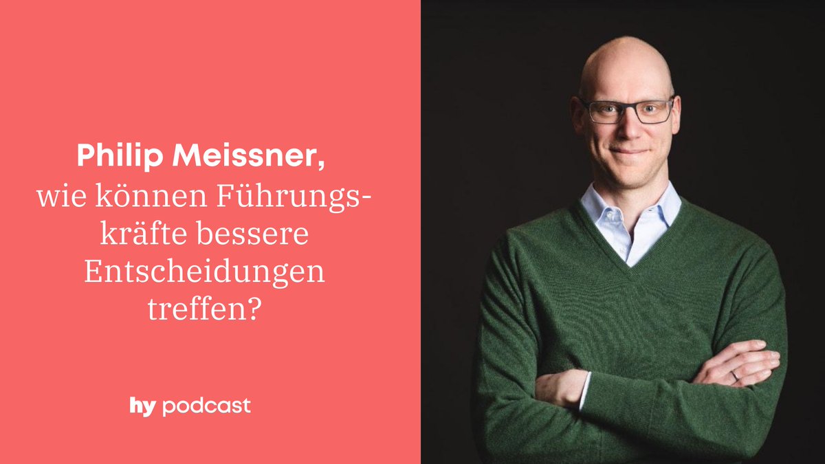 hyberlin's tweet photo. Philip Meissner ist Professor für Strategisches Management und Entscheidungsfindung an der @ESCP_bs und war zu Gast im #hyPodcast.
https://t.co/GrBzBopcHw https://t.co/3fG0Qad7sI