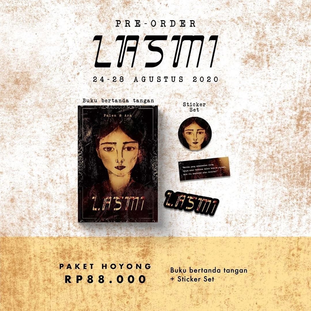 mediakita's tweet photo. PO buku #Lasmi sudah dibuka! 👻

Ada 5 paket buku bertanda tangan penulis dengan merchandise eksklusif yang dapat kamu pilih.

Pemesanan hanya bisa dilakukan tanggal 24-28 Agustus 2020 di:

https://t.co/OXWTodDesz

Pastikan jangan sampai terlewat, ya. Teh Lasmi sudah menunggu! 😉 https://t.co/bpvh4xm3Ga