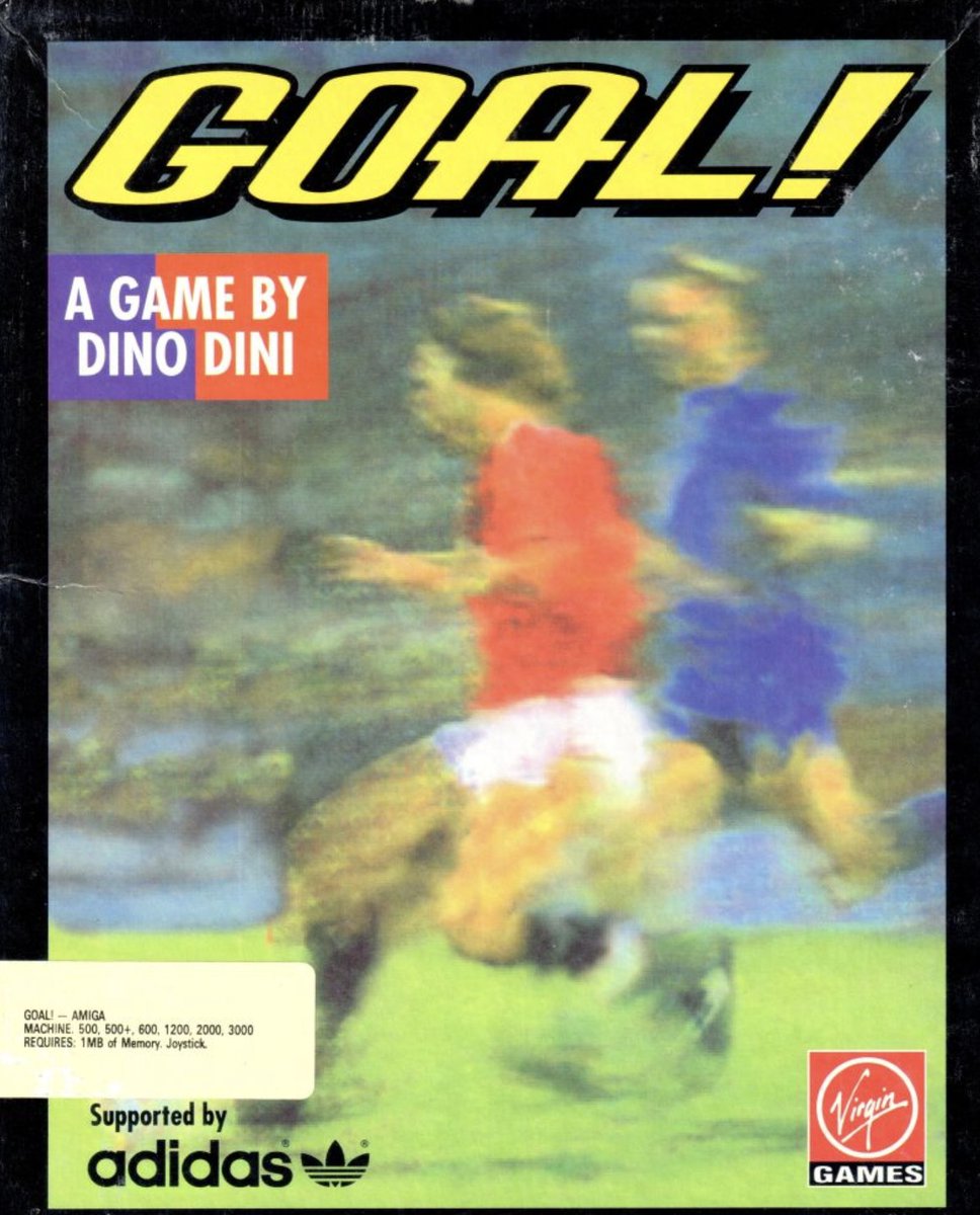 SHEFFIELD UNITED: DINO DINI'S 'GOAL!'No player names you recognise but stupidly fun and surprisingly deep. Big in the old days. Shame nobody has ever heard of it, and it'll never get a sequel./15