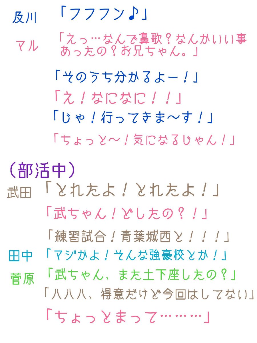 マルとお兄ちゃん 及川徹 もしも 及川さんに妹がいて烏野排球部の2年マネージャだったら 4枚目の画像の及川さんはマルに近づいた男共に対しての一言です 嘘ですw 819プラス Hqプラス 夢小説 T Co Etfujf8jjk Twitter