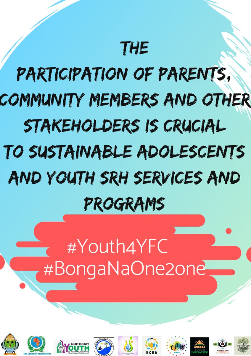 safecommunity4's tweet photo. Sexual reproductive health and rights shouldnt be left to the Adolescent and Young people alone. #BongaNaOne2one #Youth4YFC @governorkingi @DOHkilifi @DSWKenya @one2oneKE @kennybundi @SakajaJohnson @UNFPAKen  @YouthActKE https://t.co/B1MQQ7u2BJ
