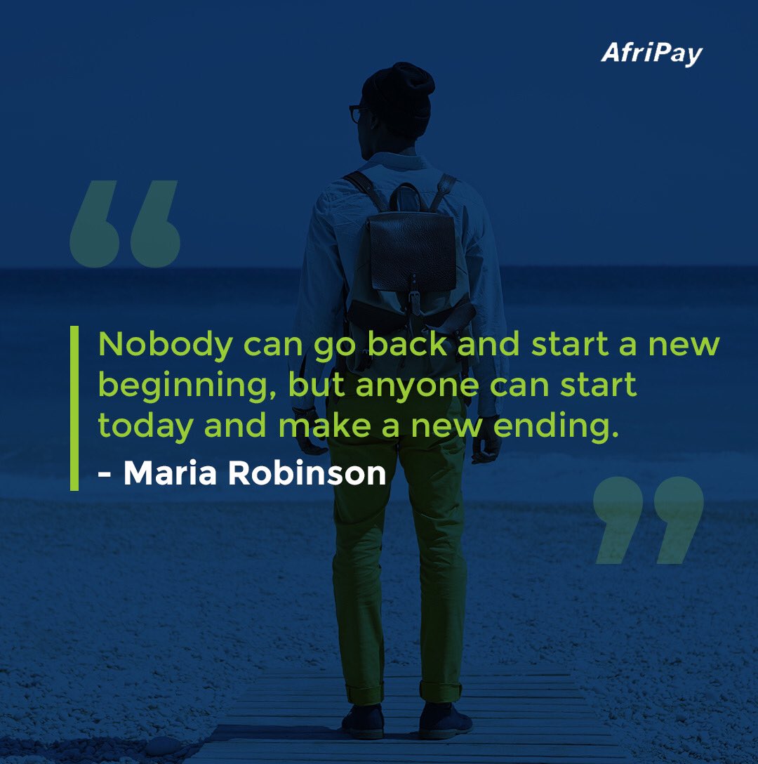 Afripay_Uk's tweet photo. It’s never late to start over. Have a great week guys. #MondayMotivaton https://t.co/p0WtUBaIsz