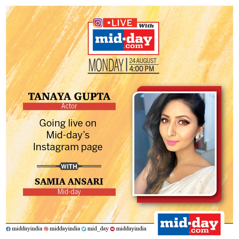 mid_day's tweet photo. #LiveWithMidday |
Hey guys,
We're coming up with an exciting live session with Tanaya Gupta, an actor who played Minty in Tarak Mehta Ka Ooltah Chashma and much more.
You don't want to miss this! 🤩
Today, 4 pm only on our Instagram handle ⬇️
https://t.co/aPz7hrz39R https://t.co/va1lEfSrtN