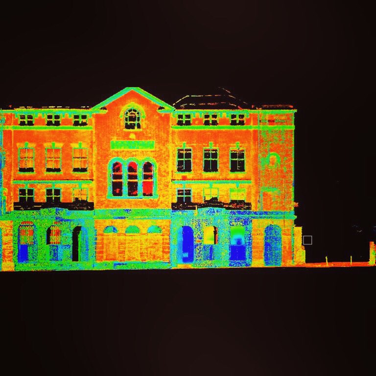 SpatialSurvey's tweet photo. Need an elevation quickly for planning? Our laser scanners measure 2 million points per second! We can draw a 1:100 elevation now & fill in the finer details after planning approval with no return site visits.
#elevations #architecture #designplans #construction #surveylife https://t.co/5wL56qWeX1