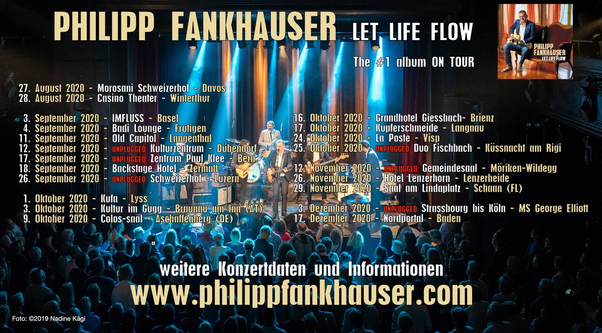 DocSpoons's tweet image. LET LIFE FLOW Autumn Tour 2020