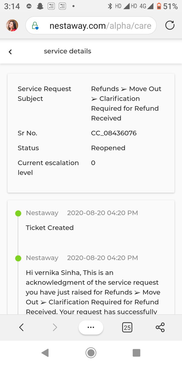 VernikaSinha's tweet photo. This a pathetic company looting common people. @nestawayhomes 

@TelanganaDGP @TelanganaCMO @TelanganaToday I've lost around Rs. 20,000+ to this fraud company which is freely operating without any accountability. If you just check @NestAwayCare you'll know how they rob People. https://t.co/fvRsHOwTLJ