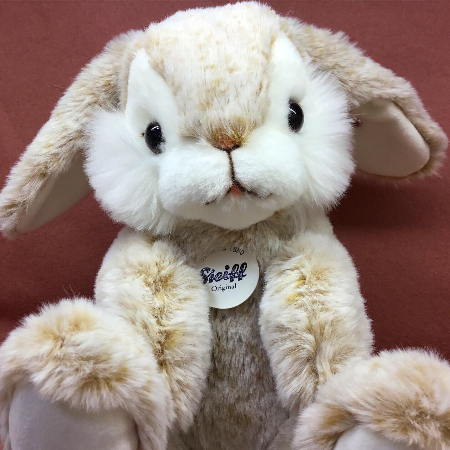 テディベア作家さん一点物。つぎはぎウサギロップイヤー 【公式通販】